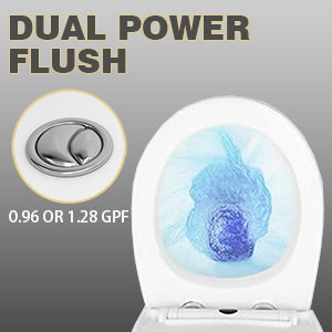 Macerator Toilet with 800W Waste Disposal Upflush Toilet System MY-FLO800 PatioZones